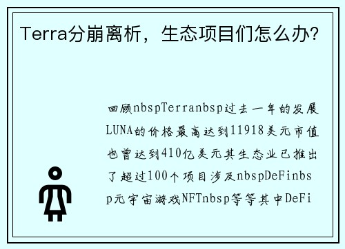 Terra分崩离析，生态项目们怎么办？